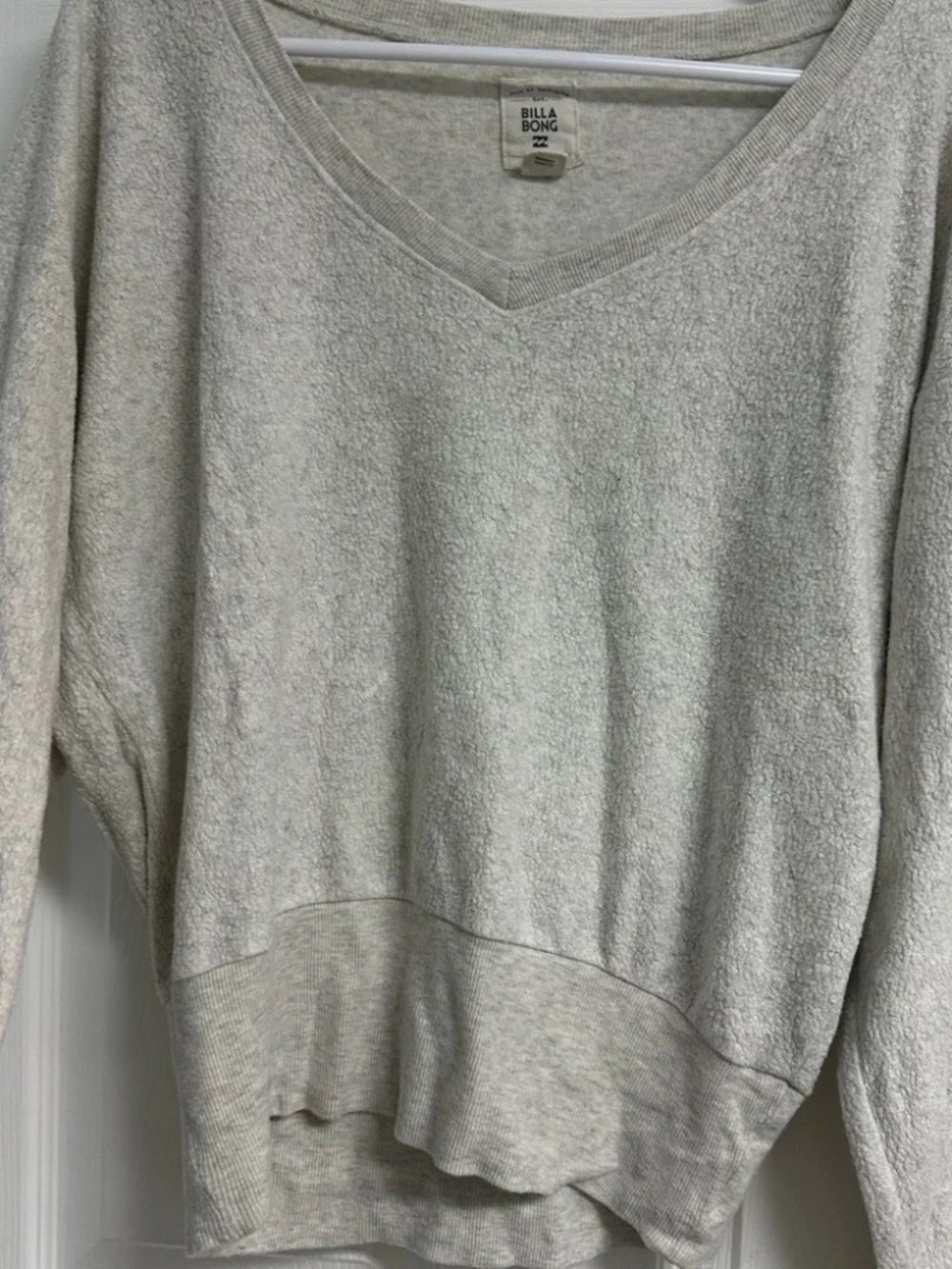 Billabong Size Medium M Gray Sweatshirt lot6480